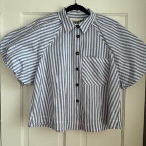 The Zooey Bubble-Sleeve Blouse by Maeve - Anthropologie